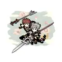 keyblade and Buster sword tattoo design idea