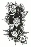 Alaska themes tattoo design idea