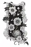 Alaska themes tattoo design idea