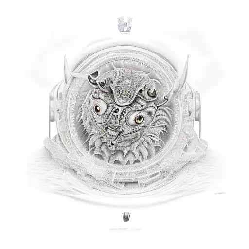 Rolex tattoo design idea