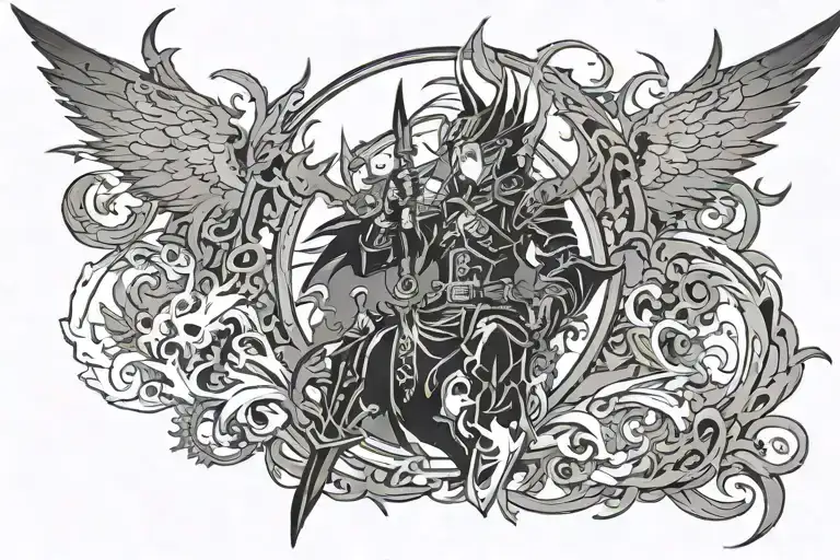 final fantasy 14 tattoo design idea