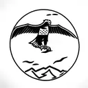 Eagle Scout tattoo design idea