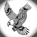 Eagle Scout tattoo design idea