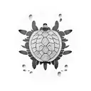 Tortoise tattoo design idea