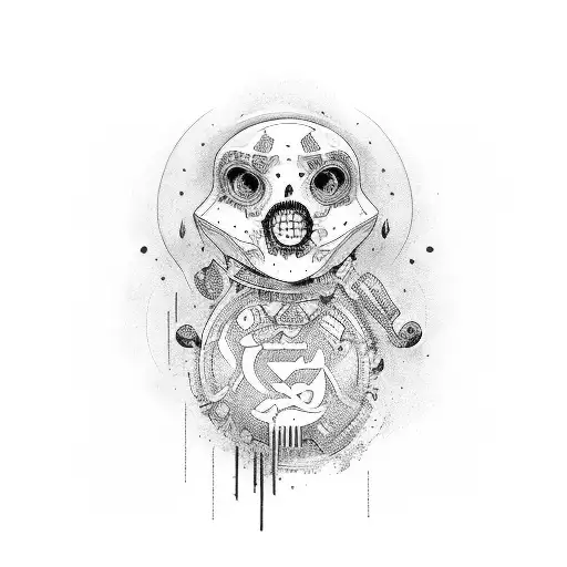 mic with Johny tattoo design idea