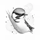 Swallow Bird tattoo design idea