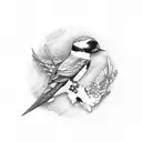 Swallow Bird tattoo design idea