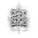 religious forearm freestyle tattoo design idea