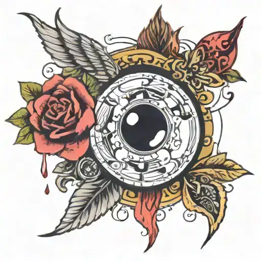 depeche mode sleeve tattoo design idea