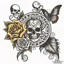 depeche mode sleeve tattoo design idea