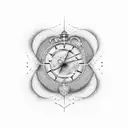 lyrics in song 'time' by pink floyd tattoo design idea