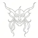 jester throat tattoo tattoo design idea