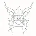 jester throat tattoo tattoo design idea