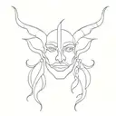 jester throat tattoo tattoo design idea
