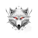 male anthropomorphic werewolf raping human female  tattoo design idea