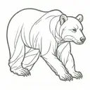 endure bear withstand tattoo design idea