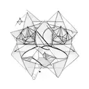 Triangle tattoo design idea