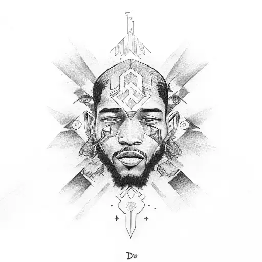 kid cudi tattoo design idea