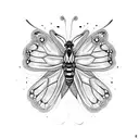  Monarch butterfly  tattoo design idea