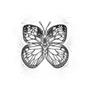  Monarch butterfly  tattoo design idea