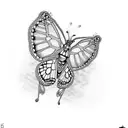  Monarch butterfly  tattoo design idea