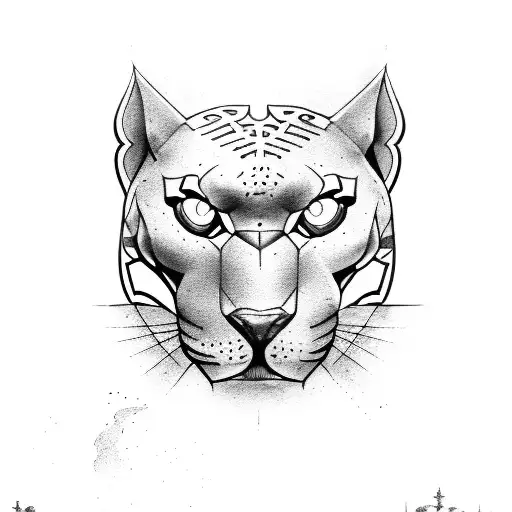 torpedo with panther tattoo design idea