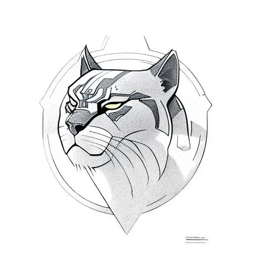 name tomas puvis and black panther tattoo design idea