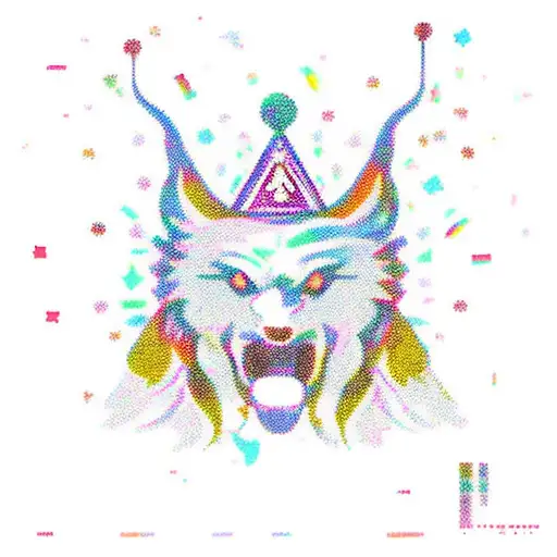 Мрачный эскиз на кисть, с воронами, нечистью и надписью RAVE на пальцах, стиль реалистичный  tattoo design idea