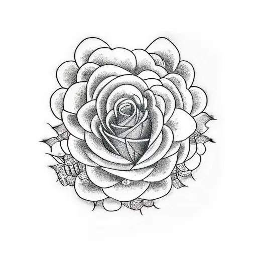 A tattoo design of initials 'S' and 'K' in a romantic script font, surrounded by intricate rose vines tattoo design idea