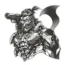 Boss from Metal Gear Solid 3  tattoo design idea