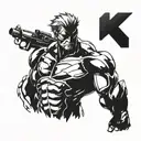 Boss from Metal Gear Solid 3  tattoo design idea