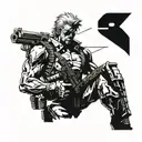 Boss from Metal Gear Solid 3  tattoo design idea