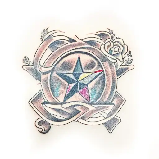 symbol for 4 siblings, consisting of 1 brother and 3 sisters tattoo design idea