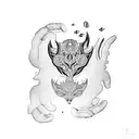 4 siblings consisting of 1 brother and 3 sisters tattoo design idea