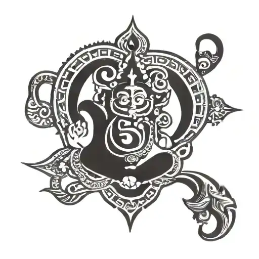 om namah shivaya tattoo design idea