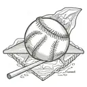SB18 with baseball seams  tattoo design idea