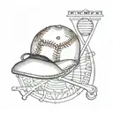 SB18 with baseball seams  tattoo design idea