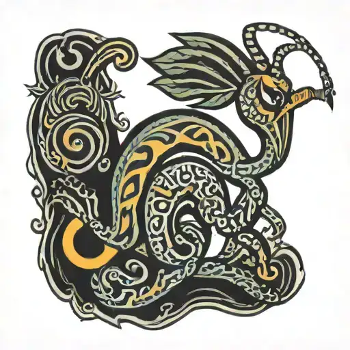 kokopelli tattoo design idea