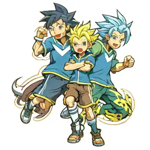 Inazuma Eleven 3 friends tattoo design idea