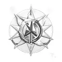 special forces with nucular bomb behind tattoo design idea