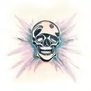 grateful dead skull tattoo design idea