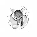 chef knife  tattoo design idea