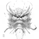 Luffy Gear 5 tattoo design idea
