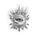 Tatoo that reflects the battle between ADHD brain and calm soul tattoo design idea