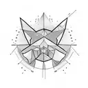 abstract concept of adhd tattoo design idea