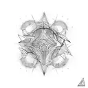 abstract concept of adhd tattoo design idea