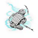 Ninja turtle  tattoo design idea