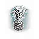 Pineapple tattoo design idea