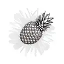 Pineapple tattoo design idea