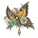 high risk more money tattoo design idea